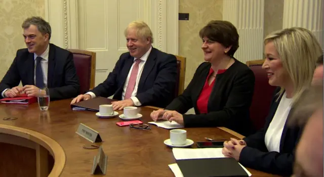 Stormont top table