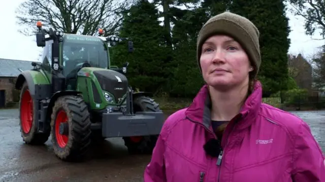 Amy Geddes, a female farmer