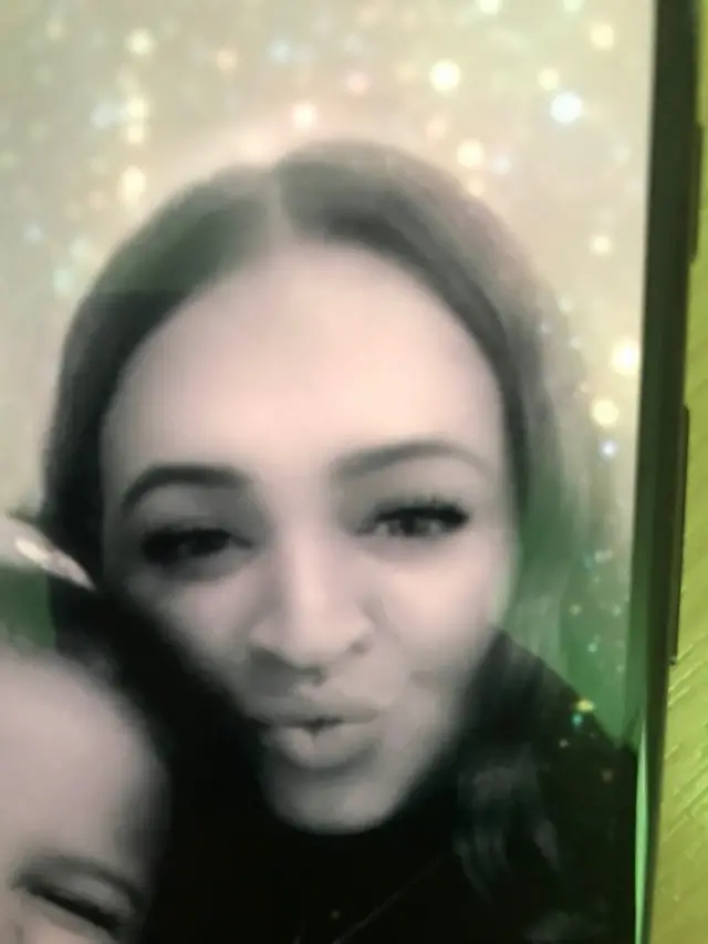 Image of woman from "stolen" mobile phone