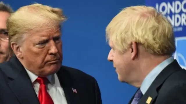 Donald Trump and Boris Johnson