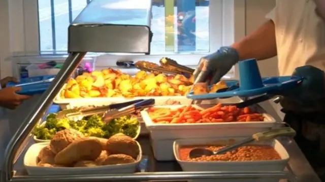 VEGETABLES ON HOT PLATES