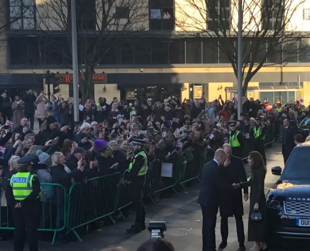 SCENE AT CITY HALL