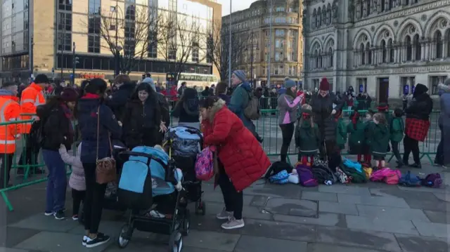 CROWDS IN BRADFORD