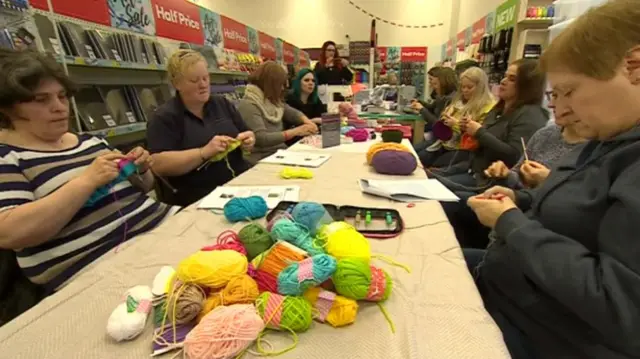 Crafters at work in Hereford