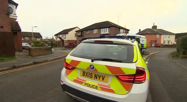 Police at Gibson Close