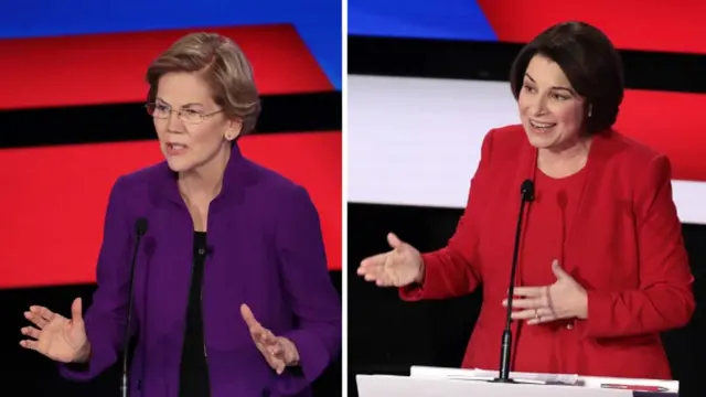 Warren and "Klobuchar