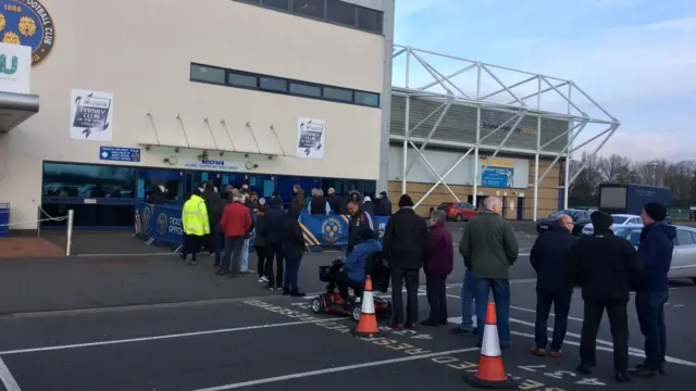 Football queue