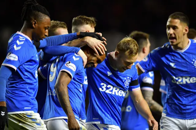 Rangers celebrate