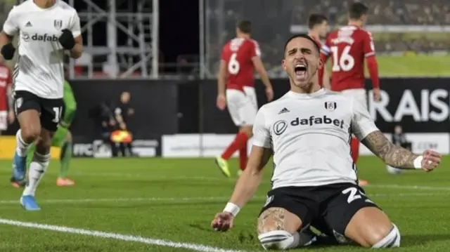 Fulham celebrate