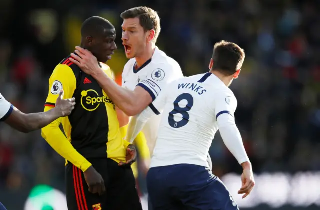 Jan Vertonghen and Abdoulaye Doucoure