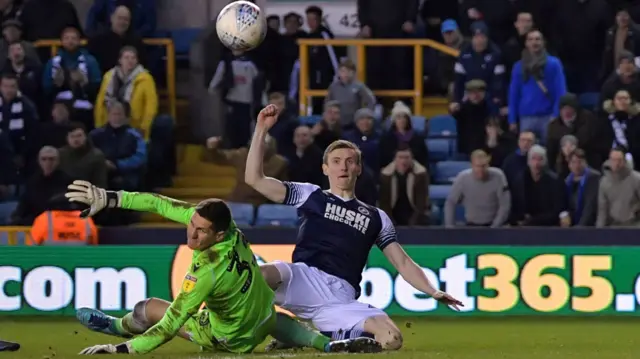 Jon Dadi Bodvarsson scores for Millwall