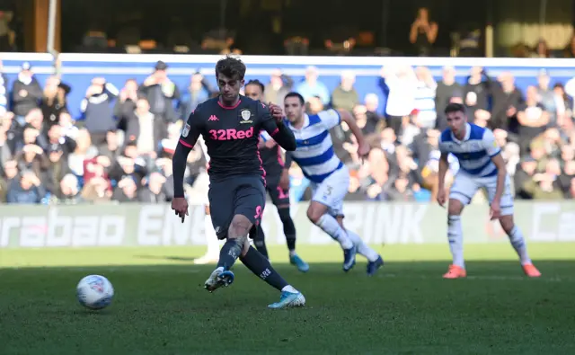 Patrick Bamford misses a penalty