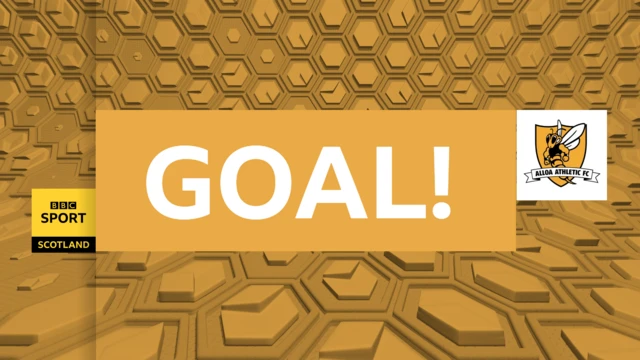 Alloa Athletic goal graphic