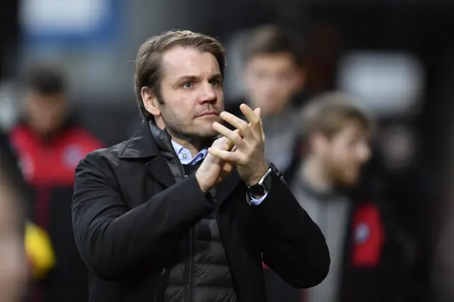 Dundee United head coach Robbie Neilson