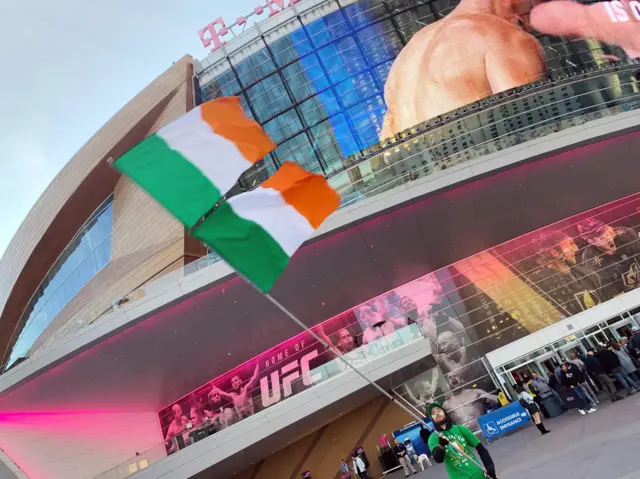 An Irish fan in Las Vegas