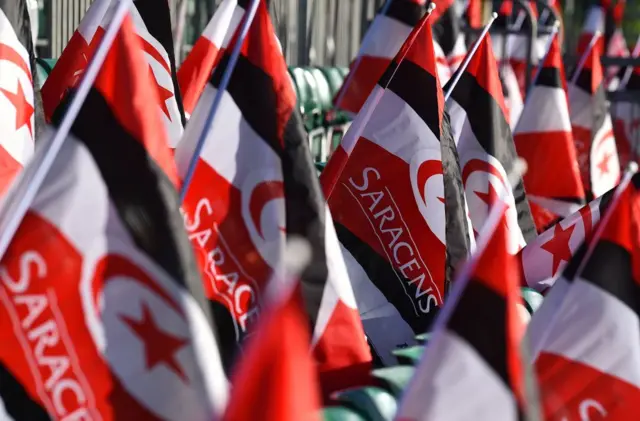 Saracens flags