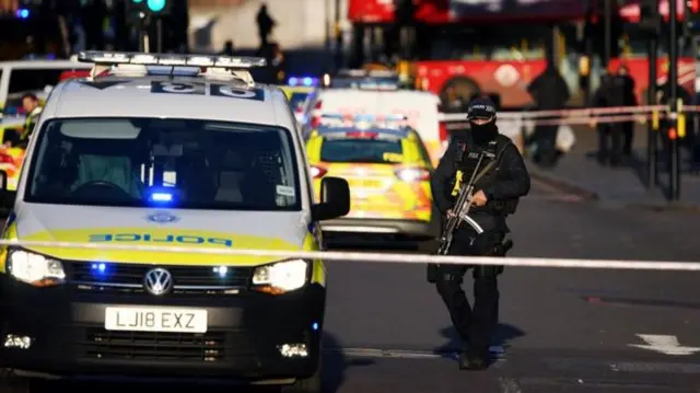 Police on London Bridge