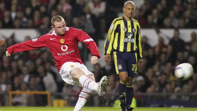 Wayne Rooney Manchester United debut