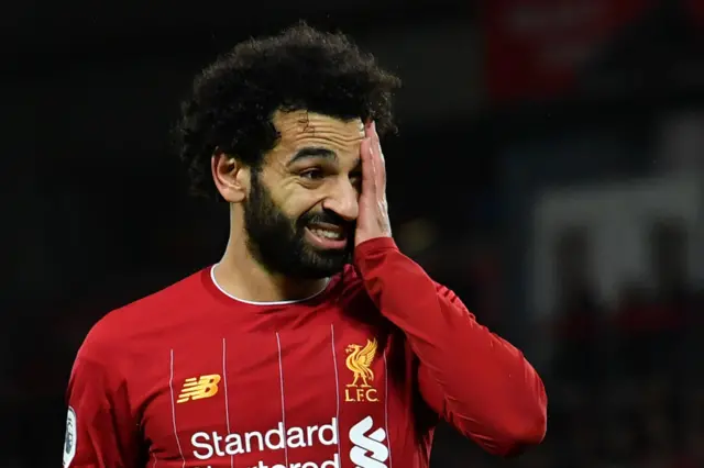 Liverpool forward Mo Salah