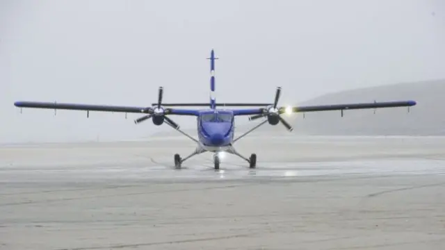 The changes will see the level of air traffic service at Benbecula and Wick John O'Groats downgraded to that currently used at Hial airports in Campeltown, Islay, Tiree and Barra (pictured).