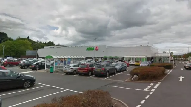 Car park at Asda, Wolstanton