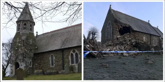 Church collapse