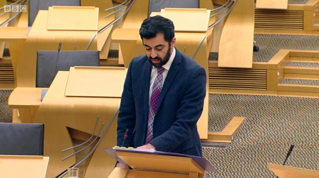 Justice Secretary Humza Yousaf