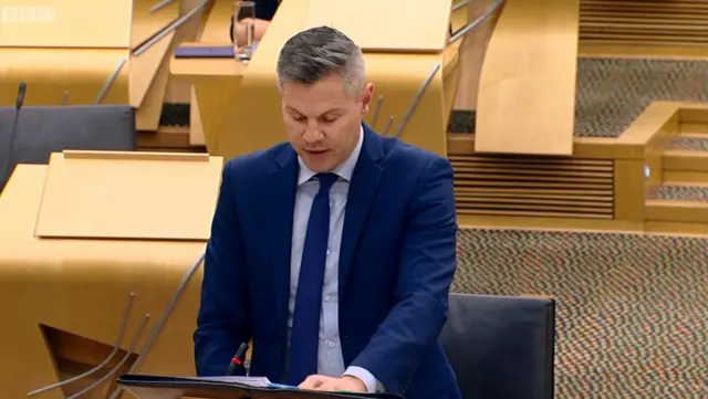 Finance Secretary Derek Mackay