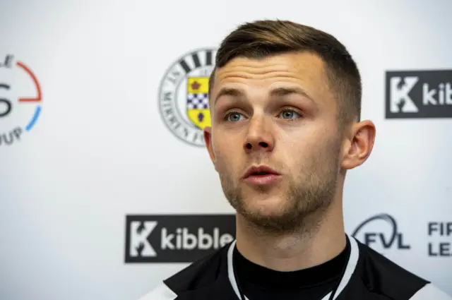 St Mirren defender Calum Waters