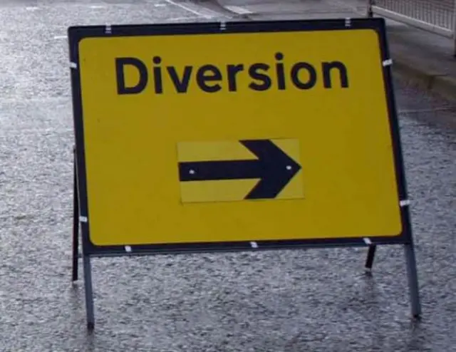 Diverson sign