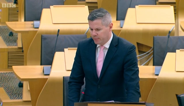 Finance Secretary Derek Mackay