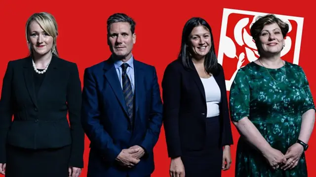 Rebecca Long-Bailey, Kier Starmer, Lisa Nandy and Emily Thornberry