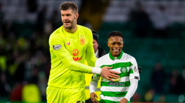 Karamoko Dembele & Fraser Forster