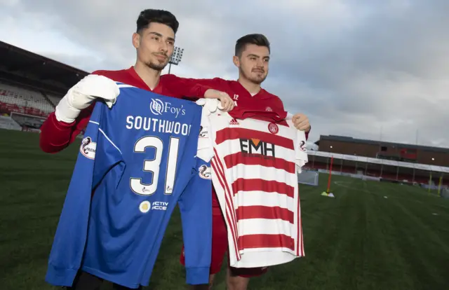 Hamilton signings Luke Southwood and Sam Woods