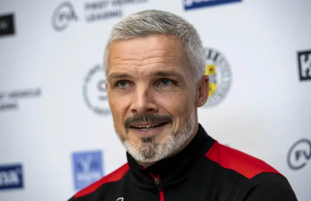 St Mirren manager Jim Goodwin