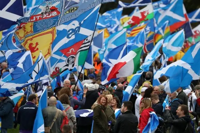 Pro-independence march