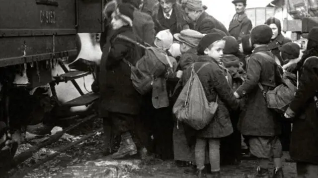 Thousands of children were transported to safety on the Kindertransport, ahead of World War Two