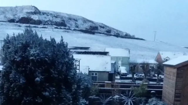 Snow in Buxton