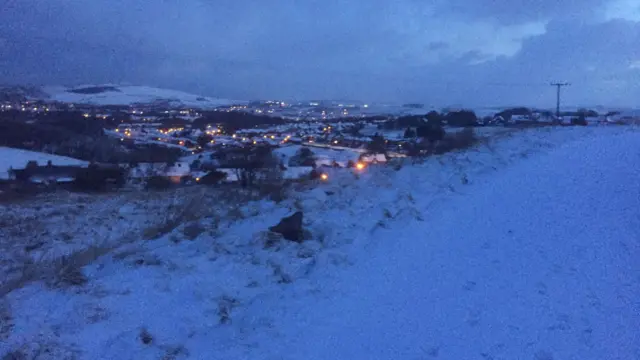 Snow in Buxton