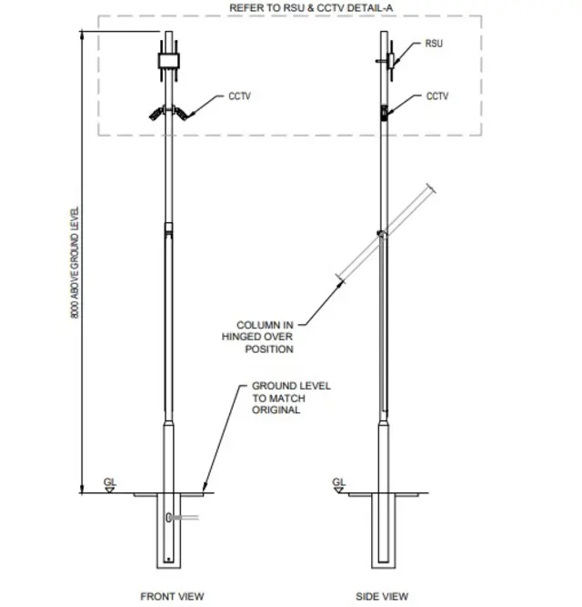 Test mast plans