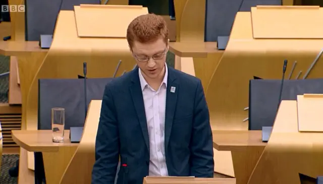 Green MSP Ross Greer