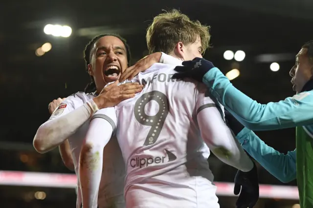 Helder Costa celebrates