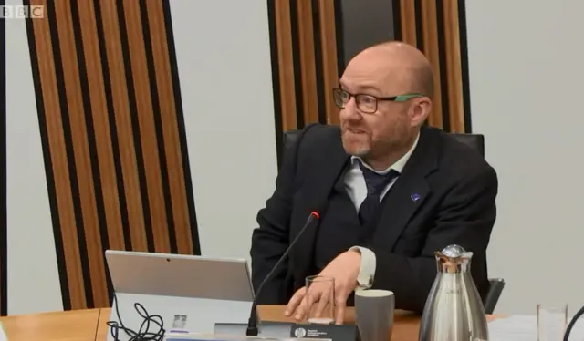 Scottish Green Party co-leader Patrick Harvie