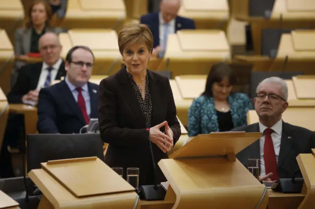 First Minister Nicola Sturgeon