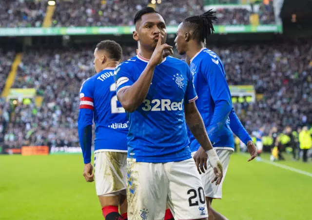 Rangers striker Alfredo Morelos