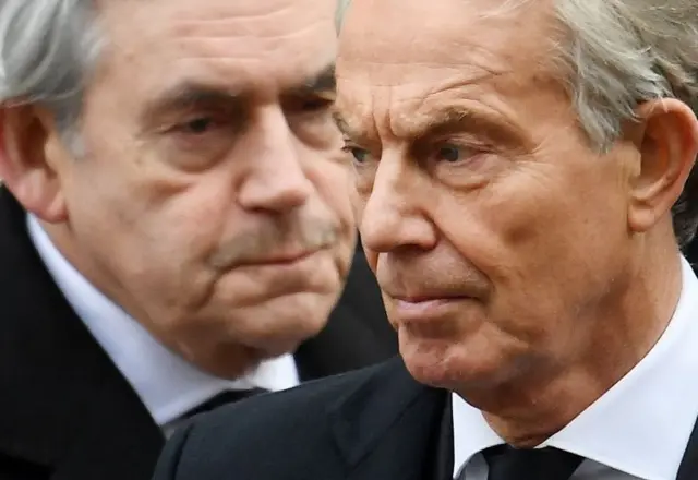 Gordon Brown and Tony Blair