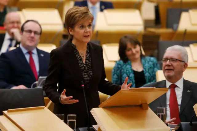 First Minister Nicola Sturgeon