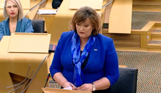 External Affairs Secretary Fiona Hyslop