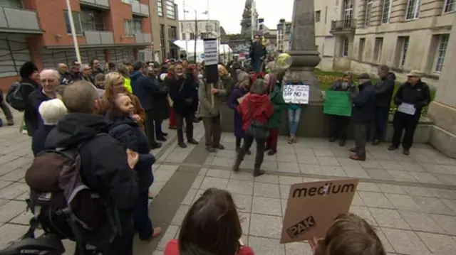 LEEDS PROTESTERS