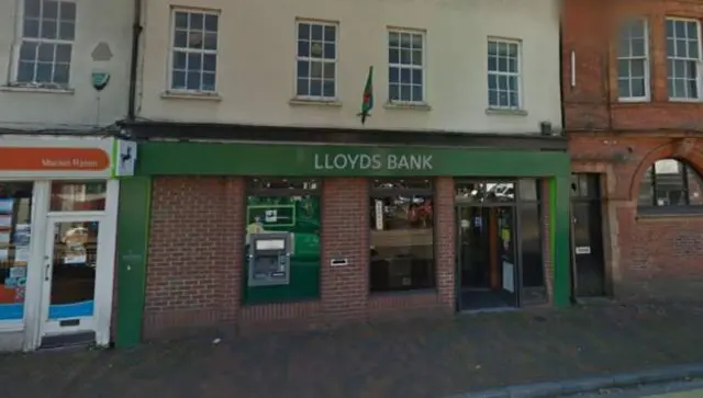 Lloyds bank in Market Rasen